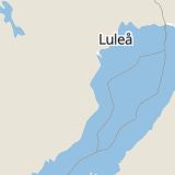 Karta som med röd fyrkant ramar in Skellefteå, Umeå, Sävar, Tjärn, Varugatan, Västerbottens län