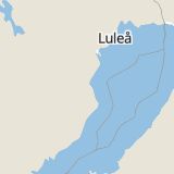 Karta som med röd fyrkant ramar in Morön, Skellefteå, Västerbottens län