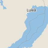 Karta som med röd fyrkant ramar in Bergsbyn, Älvsbacka, Skellefteå, Brännland, Västerbottens län