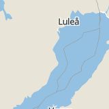 Karta som med röd fyrkant ramar in Västerbotten, Skellefteå, Skelleftehamn, Västerbottens län