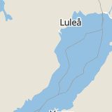 Karta som med röd fyrkant ramar in Fellesörvägen, Kaptensgatan, Skelleftehamn, Skellefteå, Västerbottens län