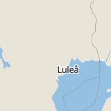 Karta som med röd fyrkant ramar in Boden, Bälingevägen, Luleå Kommun, Norrbottens län