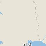 Karta som med röd fyrkant ramar in Kalix, Gällivare, Hakkas, Norrbottens län