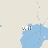 Karta som med röd fyrkant ramar in Moråsleden, Boden, Norrbottens län