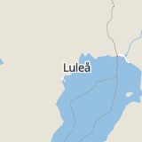 Karta som med röd fyrkant ramar in Luleå, Svartskatavägen, Ersnäs, Norrbottens län