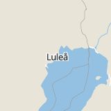 Karta som med röd fyrkant ramar in Storheden, Luleå, Norrbottens län