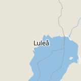 Karta som med röd fyrkant ramar in Österleden, Kiruna, Hakkas, Gällivare, Lappeasuando, Haparandavägen, Rutvik, Luleå, Ytterholmen, Boden, Norrbottens län