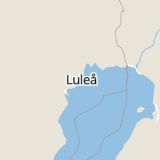 Karta som med röd fyrkant ramar in Industrivägen, Bodenvägen, Notviken, Luleå, Norrbottens län