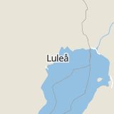 Karta som med röd fyrkant ramar in Bodenvägen, Luleå, Norrbottens län