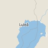 Karta som med röd fyrkant ramar in Björkskatan, Luleå, Norrbottens län