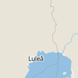 Karta som med röd fyrkant ramar in Bredträsk, Överkalix, Norrbottens län