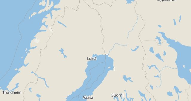 Karta som med röd fyrkant ramar in Morjärv, Kalix, Norrbottens län