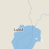 Karta som med röd fyrkant ramar in Norrbotten, Hakkas, Gällivare, Månsbyn, Kalix, Ersnäs, Luleå, Måttsundsvägen, Kallax, Brännfors, Hemmingsmark, Piteå, Hällfors, Pajala, Norrbottens län