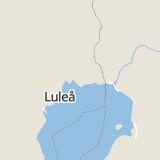 Karta som med röd fyrkant ramar in Gammelgården, Kalix, Norrbottens län