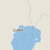 Karta som med röd fyrkant ramar in Vassholmsvägen, Kalix, Norrbottens län