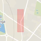 Karta som med röd fyrkant ramar in Möllevången, Södra Förstadsgatan, Malmö, Skåne län