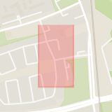 Karta som med röd fyrkant ramar in Oscarshem, Lund, Skåne län