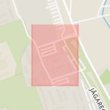 Karta som med röd fyrkant ramar in Nöbbelöv, Nöbbelövs Torg, Lund, Skåne län