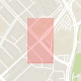 Karta som med röd fyrkant ramar in Hälsovägen, Mellersta Stenbocksgatan, Helsingborg, Skåne län