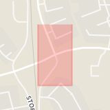 Karta som med röd fyrkant ramar in Billesholm, Järnvägsgatan, Kungsgårdsvägen, Bjuv, Skåne län