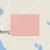 Karta som med röd fyrkant ramar in Klippans Kommun, Klippan, Skåne län