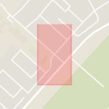 Karta som med röd fyrkant ramar in Espehögsgatan, Tivoligatan, Ängelholm, Skåne län