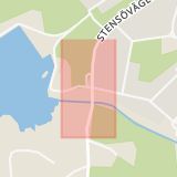 Karta som med röd fyrkant ramar in Stensö, Kalmar, Kalmar län