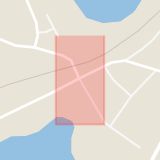 Karta som med röd fyrkant ramar in Halmstad, Valhallagatan, Hylte, Torup, Bredgatan, Hallands län