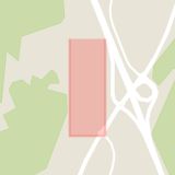 Karta som med röd fyrkant ramar in Varberg, Gunnestorpsvägen, Hallands län