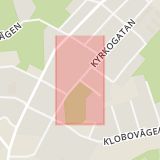 Karta som med röd fyrkant ramar in Fågelfors, Högsby, Kalmar län