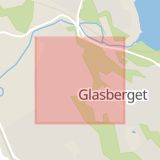 Karta som med röd fyrkant ramar in Rygatan, Mölndal, Västra Götalands län