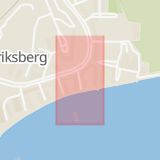 Karta som med röd fyrkant ramar in Göteborg, Södra Allégatan, Åmål, Industrigatan, Nimbusgatan, Uddevalla, Västra götalands län, Västra Götalands län