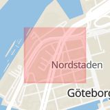 Karta som med röd fyrkant ramar in Göteborg, Sankt Eriksgatan, Sahlgrenska Sjukhuset, Uddevalla, Kampenhof, Skövde, Hjovägen, Västra götalands län, Västra Götalands län