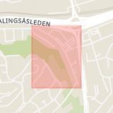 Karta som med röd fyrkant ramar in Stenebyvägen, Billingsfors, Borås, Dalsjöfors, Lilla Edet, Göteborg, Lilla Munkebäcksgatan, Lövgärdet, Västra Götalands län