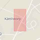 Karta som med röd fyrkant ramar in Kättilstorp, Jönköping, Jönköpings län