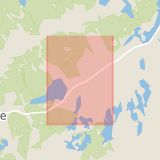 Karta som med röd fyrkant ramar in Lerum, Lilla Edet, Västra Götalands län