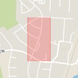 Karta som med röd fyrkant ramar in Norrköping, Sturefors, Linköping, Östergötlands län