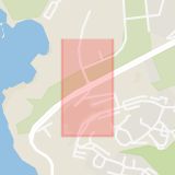 Karta som med röd fyrkant ramar in Skeppsviken, Uddevalla, Västra Götalands län