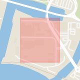 Karta som med röd fyrkant ramar in Industrigatan, Vänersborg, Västra Götalands län