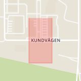 Karta som med röd fyrkant ramar in Marieberg, Firmavägen, Kundvägen, Örebro, Örebro län