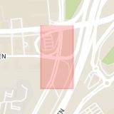 Karta som med röd fyrkant ramar in Skärholmen, Ekholmsvägen, Skärholmsvägen, Stockholm, Stockholms län