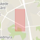 Karta som med röd fyrkant ramar in Enskede, Stockholmsvägen, Stockholm, Stockholms län