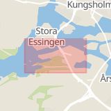 Karta som med röd fyrkant ramar in Gröndal, Halmstadvägen, Värnamo, Stockholms län