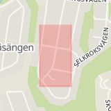 Karta som med röd fyrkant ramar in Karlskoga, Häsängen, Kumla, Örebro län