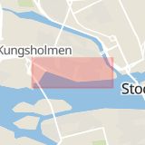 Karta som med röd fyrkant ramar in Brommaplan, Norr Mälarstrand, Stockholm, Stockholms län