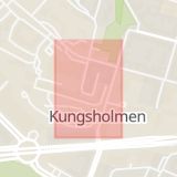 Karta som med röd fyrkant ramar in Stadshagen, Mariebergsgatan, Stockholm, Stockholms län