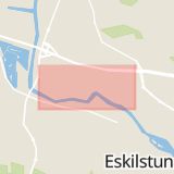 Karta som med röd fyrkant ramar in Mått Johanssons Väg, Eskilstuna, Södermanlands län