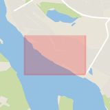 Karta som med röd fyrkant ramar in Nora, Danderyd, Stockholms län