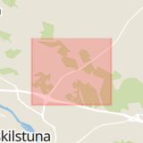 Karta som med röd fyrkant ramar in Skiftinge, Södermanland, Eskilstuna, Södermanlands län