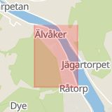 Karta som med röd fyrkant ramar in Lene, Brevik, Karlstad, Älvåker, Värmlands län